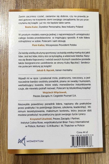 4 role lidera - Beata Kapcewicz