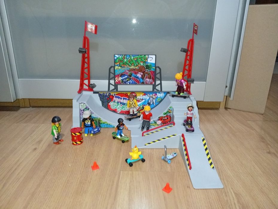 Pista de skate de brincar Playmobil nova