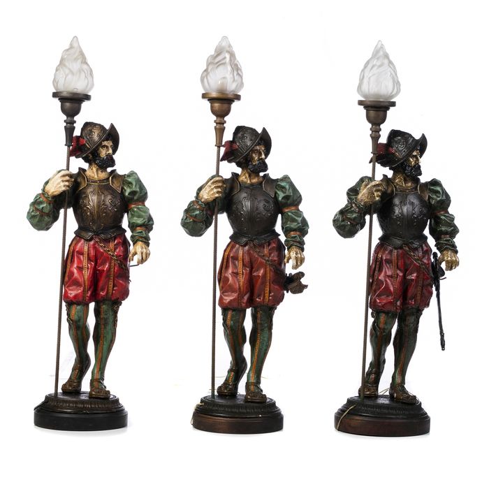 Escultura - Três soldados