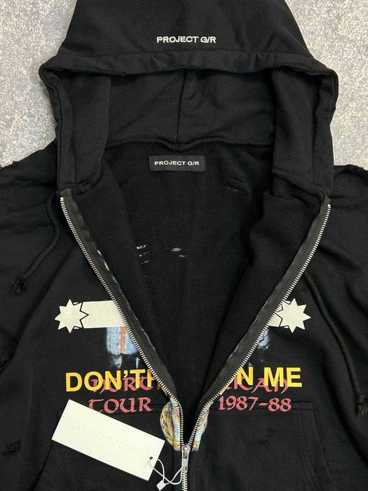 Худі Project Grailz GR zip up чорна зіпка зипка худи черная кофта