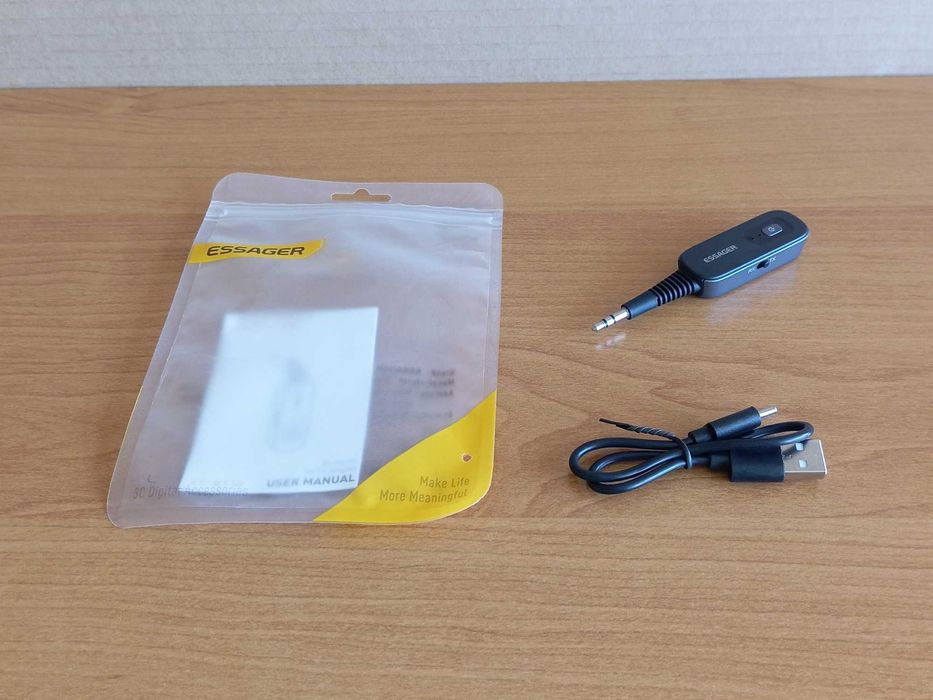 [NOWY] Adapter jack 3,5 mm Essager Bluetooth 5.1 odbiornik i nadajnik
