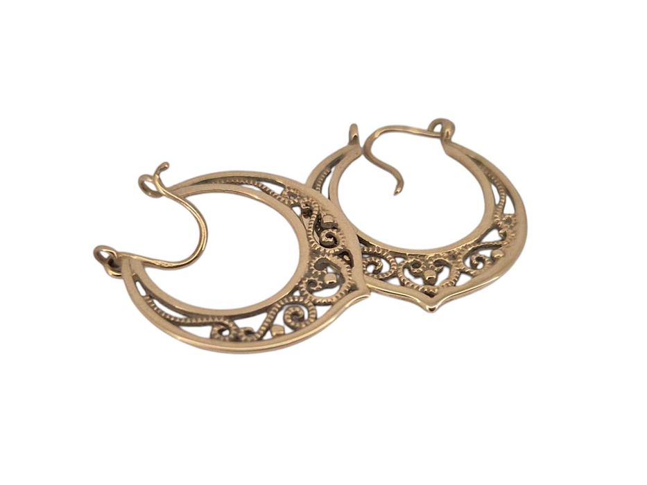 Piękne złote kolczyki 3.67G 14K