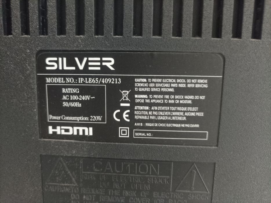 TV Silver Smart 4K 65"