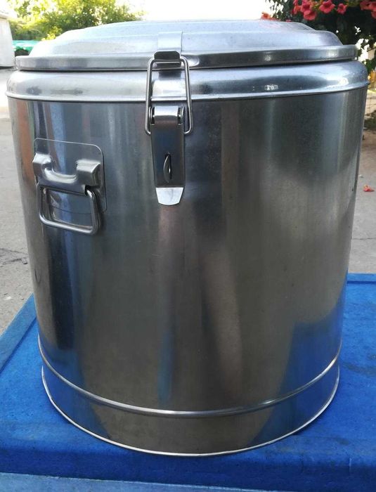 Panela de transporte de sopa em inox