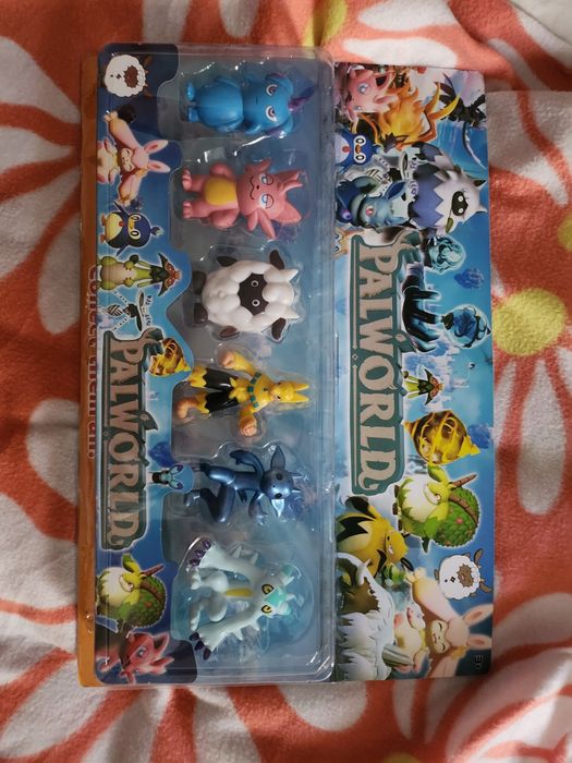 Zestaw 6 figurek kolekcjonerskich – kolorowe postacie fantasy Pokémon-style