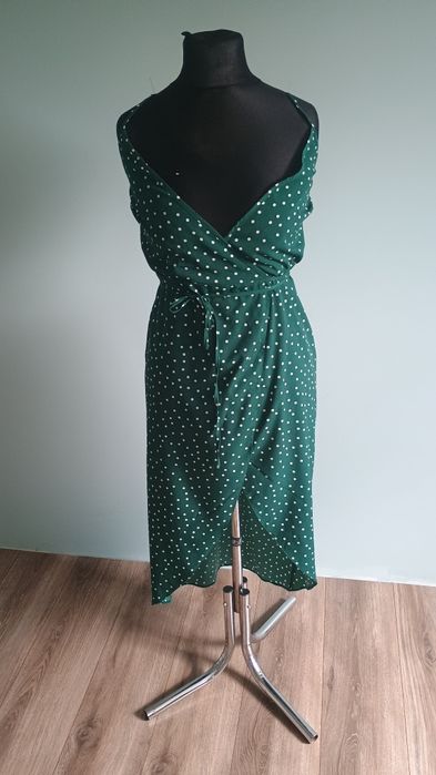 ASOS kopertowa midi sukienka XS S