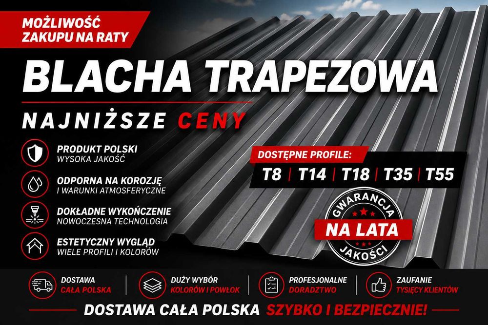 Blachodachówka * Blacha trapezowa * Panel dachowy * Producent * LUBIN