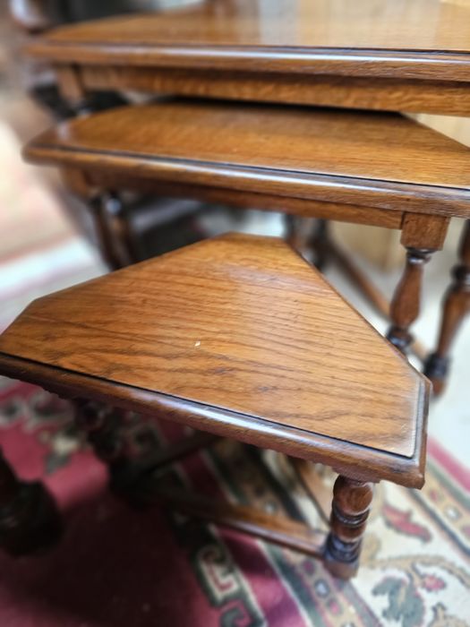 Stoliki narożne 3 szt trojak kwietnik ława #1098 Stylowy Węgrów