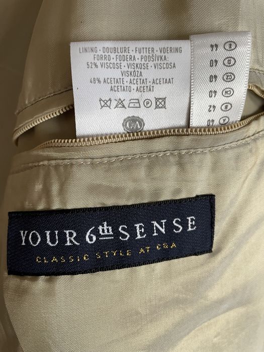 Płaszcz jasny beżowy wełna duffle coat kaszmir styl boho elegancki