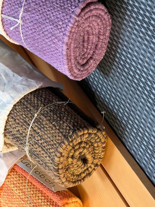 Tapete de yoga yogasana Mysore rug orgânico grosso