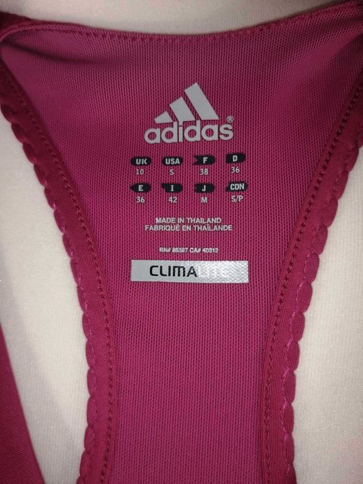 ADIDAS ClimaLite Koszulka ze stanikiem Damska E 36 Super Stan Oryginał