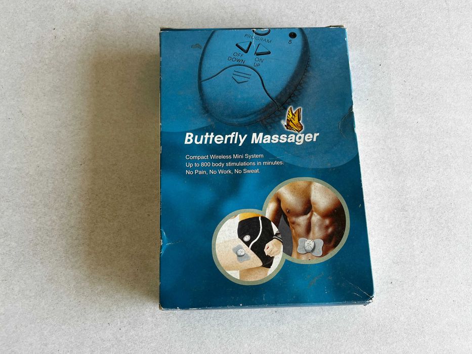 Butterfly Massager Eletroestimulador Muscular EMS Ginástica Passiva