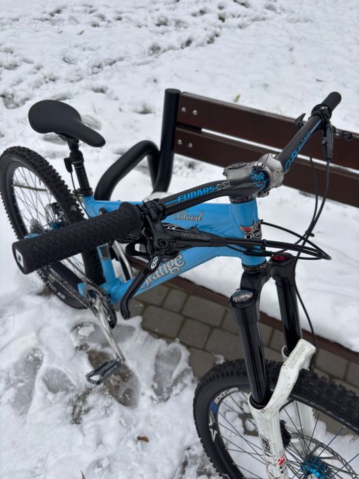 rower orange blood mtb enduro dh trail fr marzocchi fox sram avid