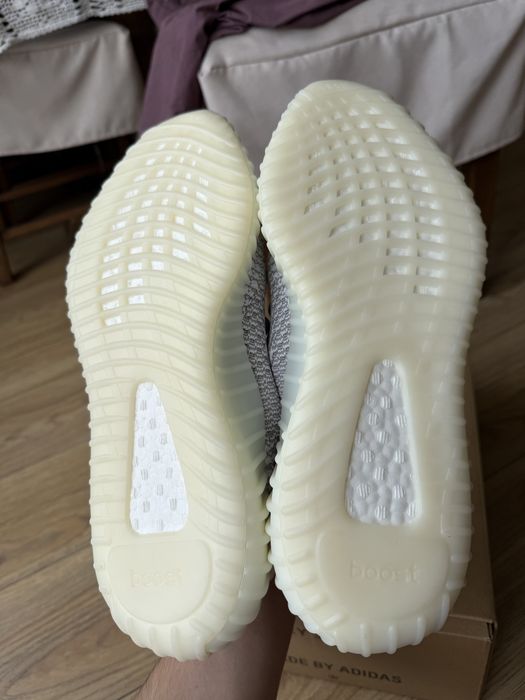 Adidas Yeezy Boost 350 V2 Static non Reflective buty sneakersy szare niskie 46 2/3