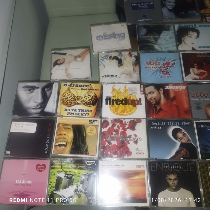 Discos clássicos CDs e singles