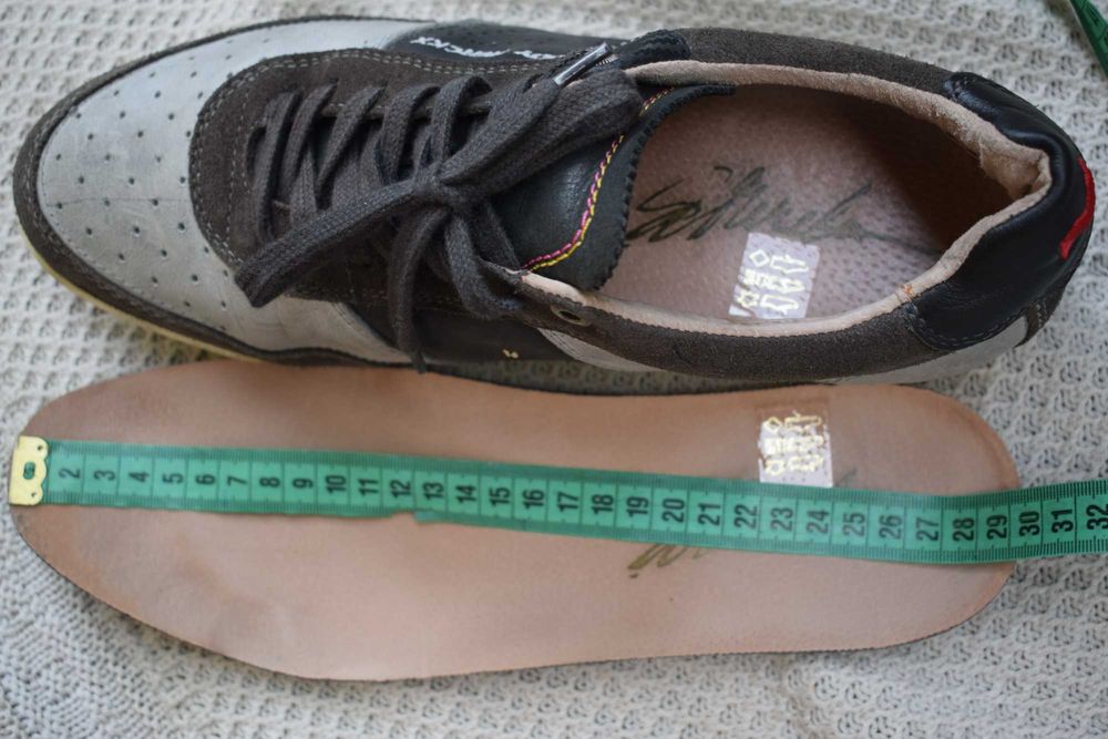 кожаные кроссовки мокасины сникеры Eddy Merckx р. 44 29 см