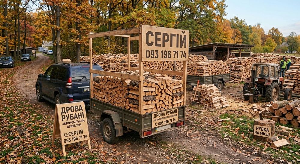 Дрова   рубані.