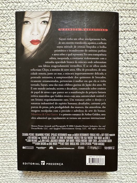 Livro “Memórias de uma Gueixa”