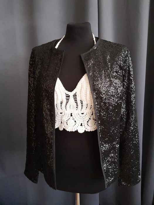 Biały azurowy top boho M/L/XL