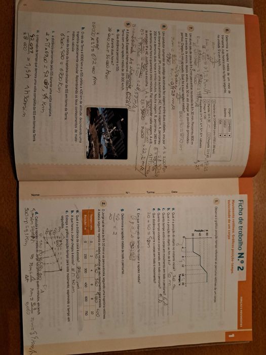 Livros escolares 9º ano (atividades)