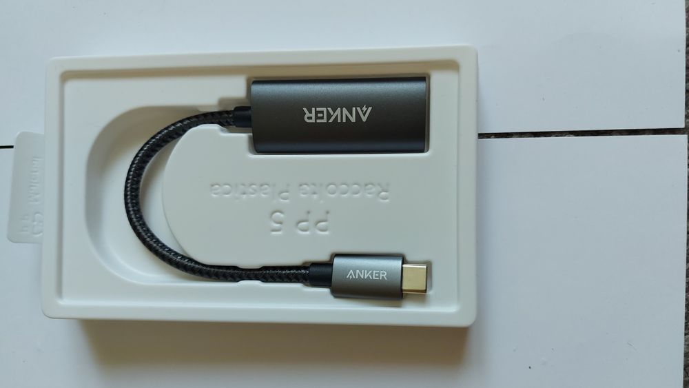 NOWA Anker PowerExpand Adapter USB-C do DisplayPort 4K 60Hz HDR / HDCP ALU