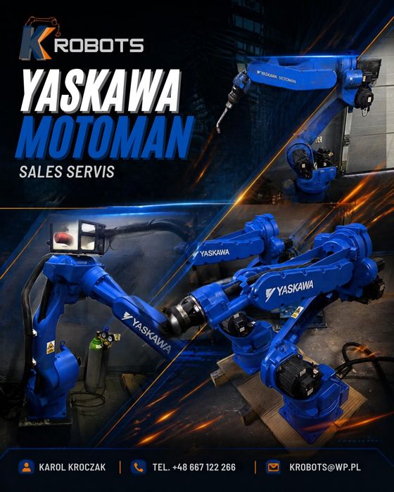 Yaskawa Motoman ES165 EA1400 NX100 Robot Pozycjoner Kuka Fanuc Abb