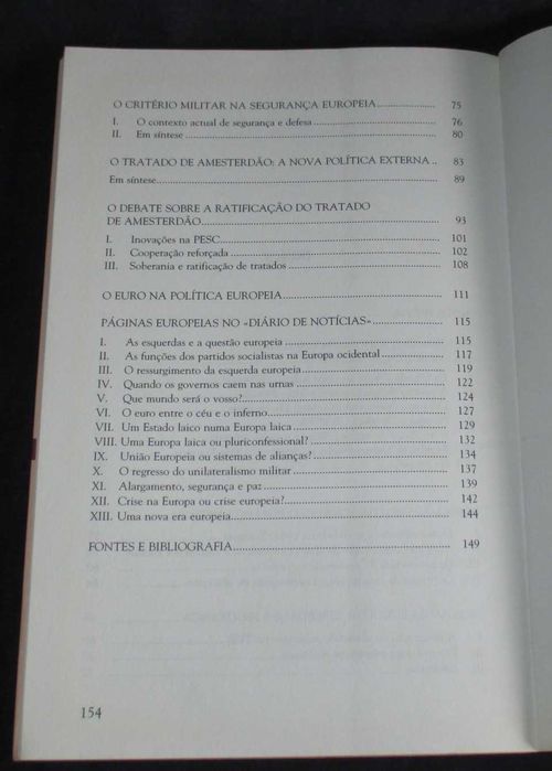 Livro A Nova Era Europeia José Medeiros Ferreira