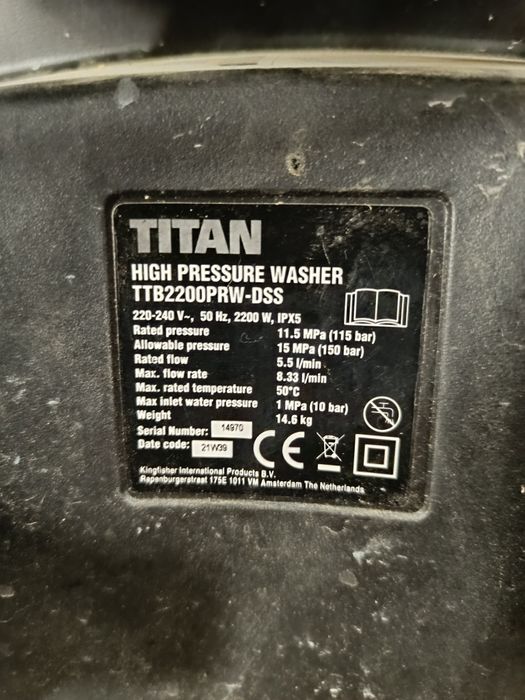 Myjka ciśnieniowa tytan mocna