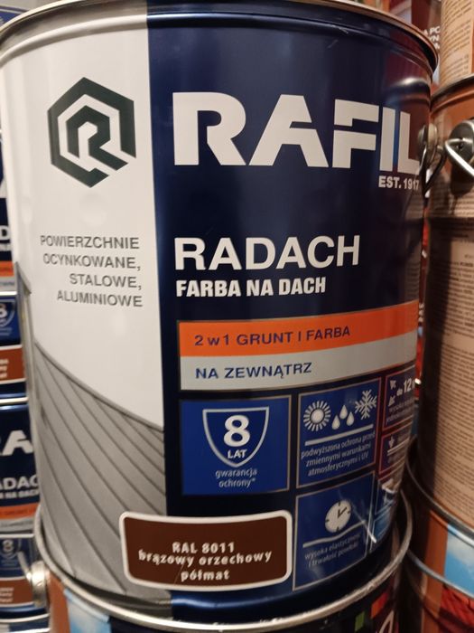 Farba Rafil Radach brązowy orzechowy RAL 8011