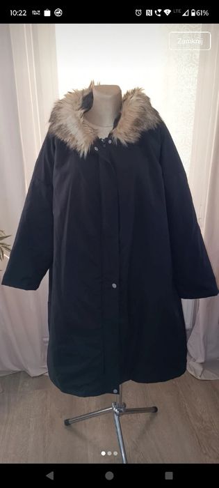 Nowa kurtka płaszcz kaptur 4XL