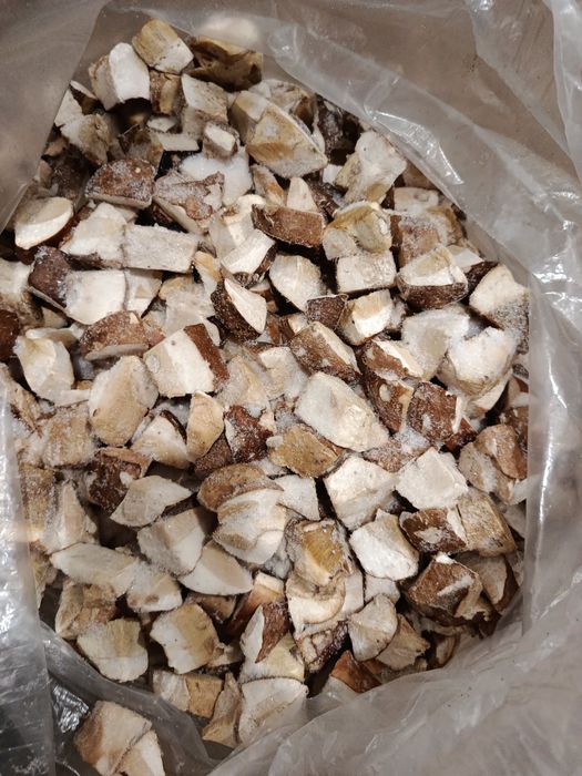 Гриби білі свіжо морожені кубик