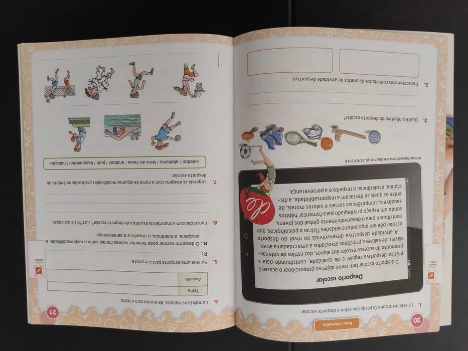 Cadernos de atividades Matemática e Português - Eureka férias