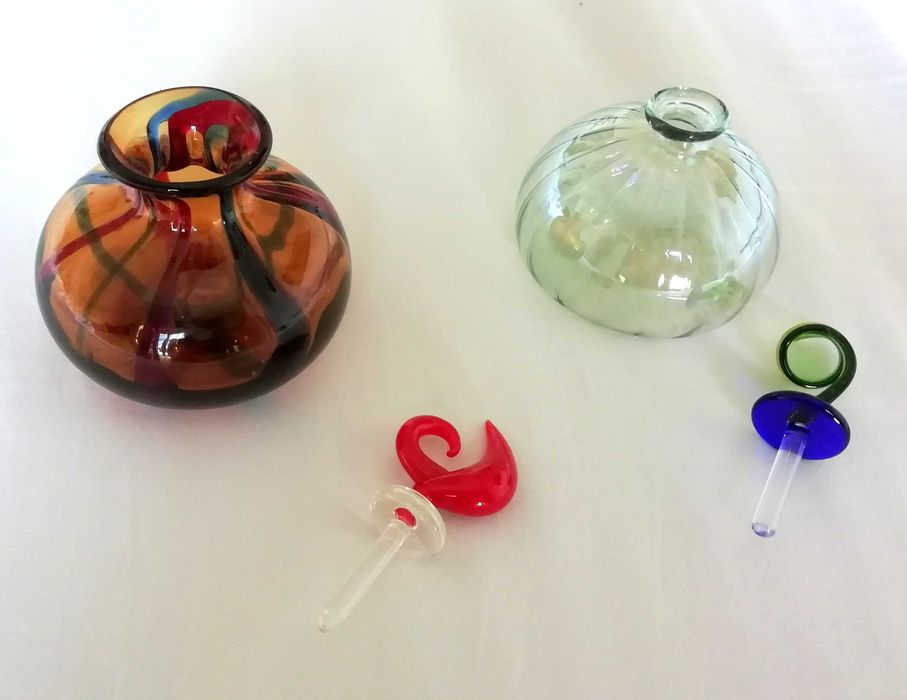 Frasco de Perfume antigo em Vidro Murano