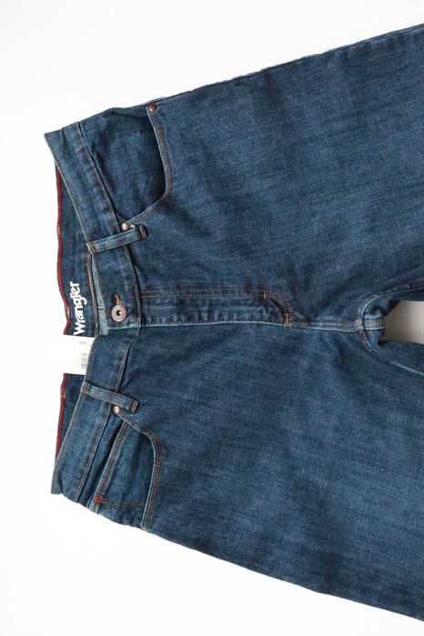 WRANGLER STRAIGHT W36 L30 męskie spodnie jeansy regular straight nowe okazja