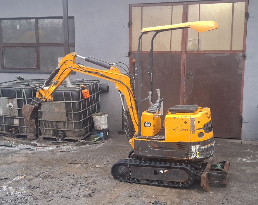 Minikoparka 3lyzki zab scisk Świder transport