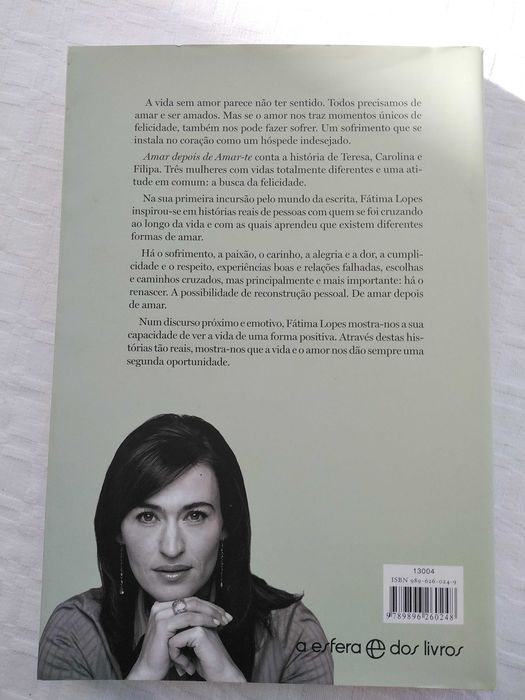 Livro Amar Depois de Amar-te - Fátima Lopes