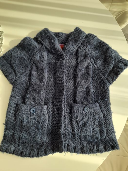 Sweterek/kamizelka dla dziewczynki rozm. 140