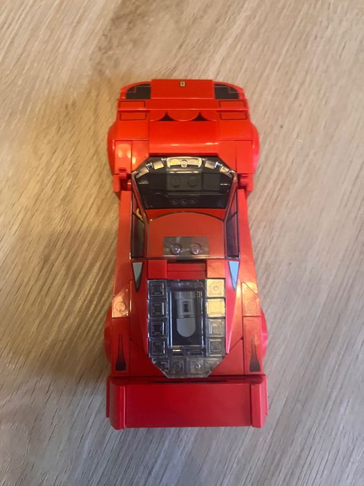 Lego speed chempions Ferrari f40 czerwone