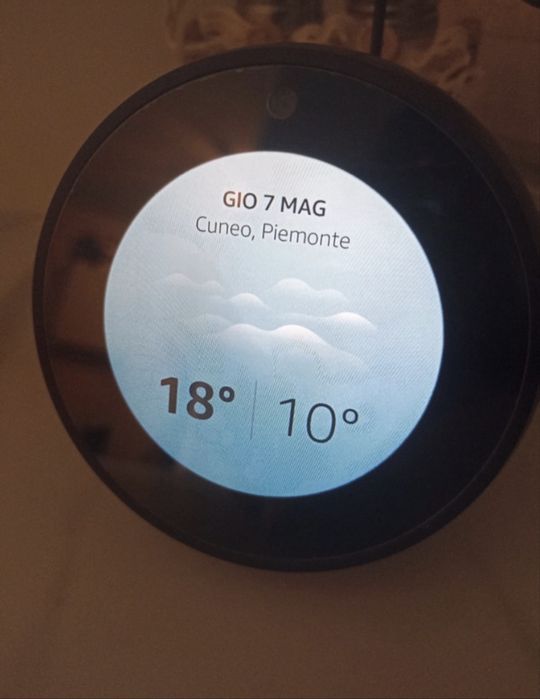Amazon Echo Spot 1.ª Geração – Alexa com Ecrã e Câmara