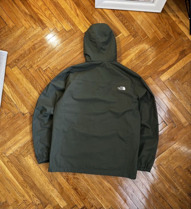 (M) THE NORTH FACE хаки курточка зеленая на мембране хакі куртка на мембрані весняна осінняя осенняя весенняя tnf