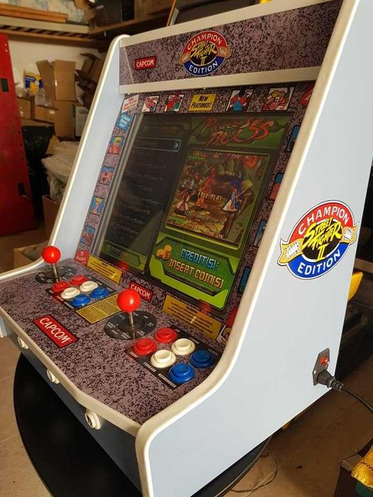 Bartop arcade nova vai com Pandora Gx 3000 jogos