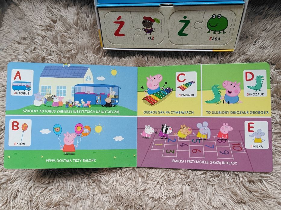 Gry edukacyjne Fischer Price i Świnka Peppa