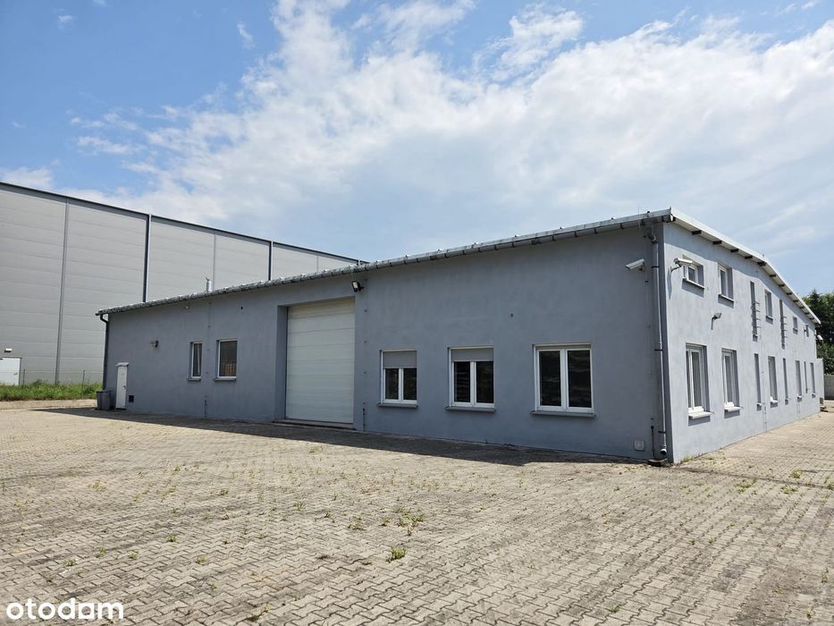 Budynek biurowo – magazynowy z częścią handlową i placem utwardzonym