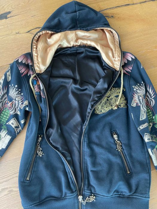 Casaco com capuz Christian Audigier tamanho-S