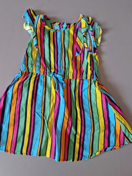 Zestaw sukienek niemowlęcych dla dziewczynki rozmiar 80