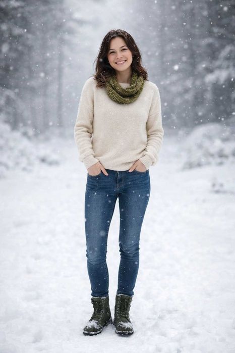 Gola lã sintética - verde - tamanho único