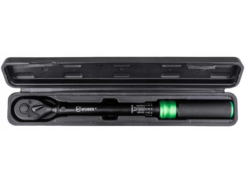 Klucz dynamometryczny 1/2" 10–60Nm z blokadą + certyfikat