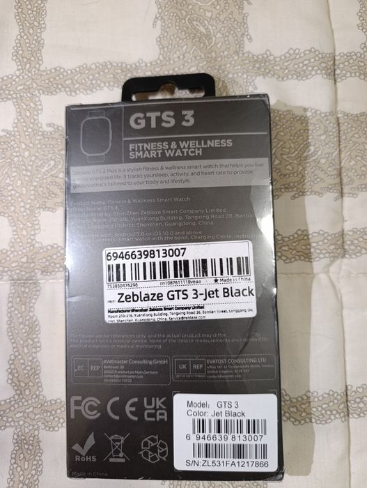 Smart Watch Zeblaze GTS 3