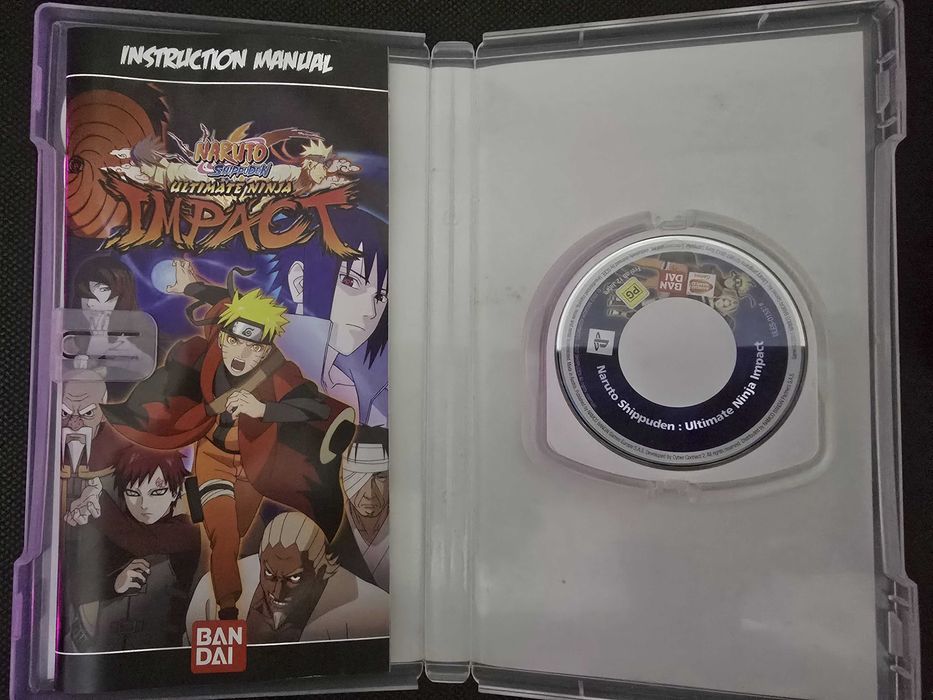 Naruto Shippuden Ultimate Ninja Impact - PSP - Jogo + Caixa + Manual (COMPLETO)