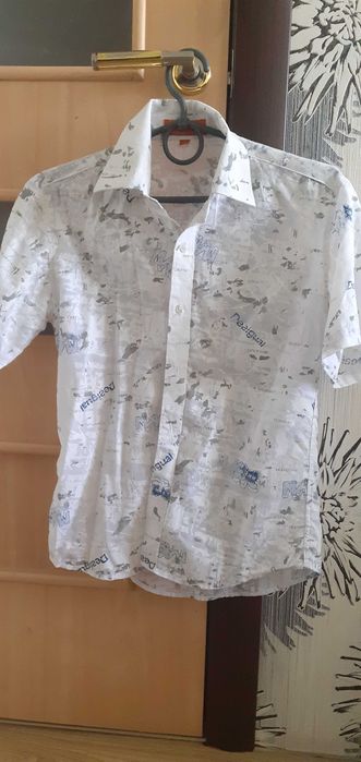 Белая рубашка как новая